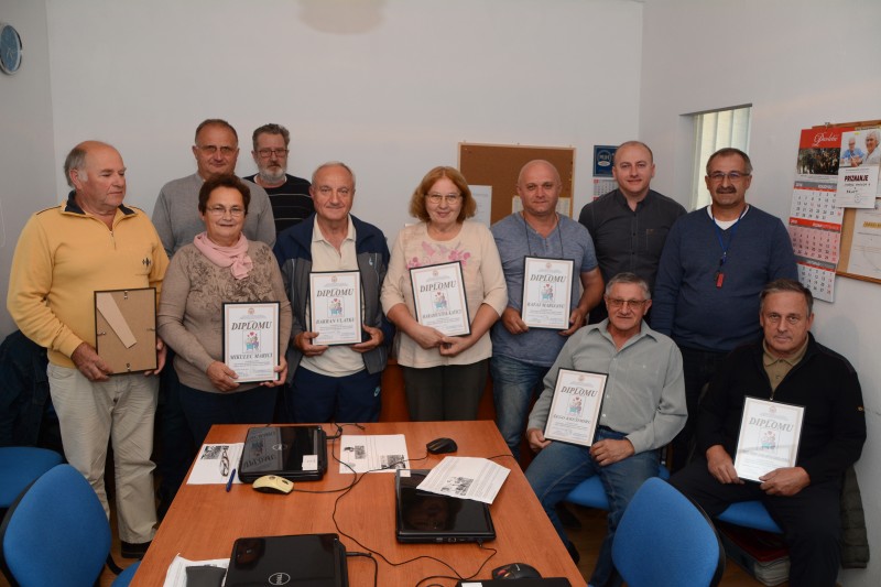 U PROSTORIJAMA UDRUGE UMIROVLJENIKA OPĆINE GORNJA STUBICA ODRŽAN INFORMATIČKI TEČAJ