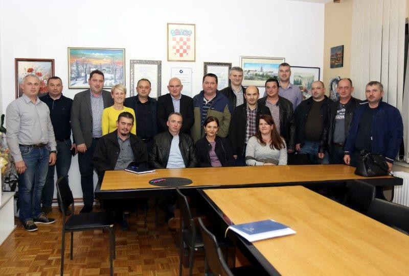 Općinski načelnik na radnom sastanku u Udruženju obrtnika