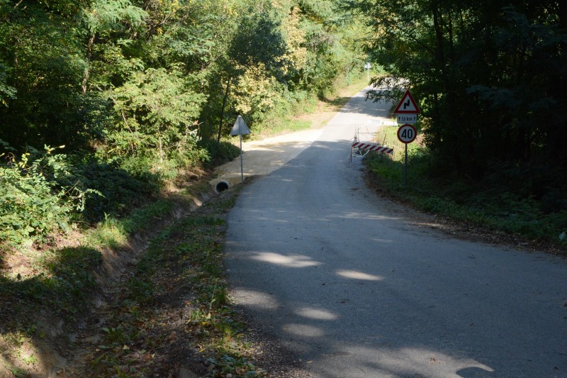 IZVRŠENO PROŠIRENJE DIJELA OPĆINSKE NERAZVRSTANE CESTE SVETI MATEJ - PLANINA GORNJA