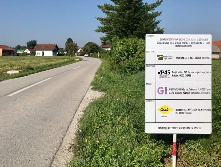Započeli radovi na održavanju državne ceste DC307