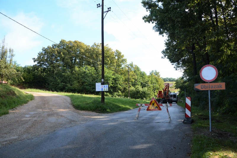 POČELA SANACIJA KLIZIŠTA NA ŽUPANIJSKOJ CESTI
