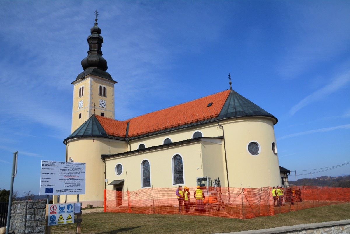Započeli radovi na obnovi Župne crkve svetog Jurja u Gornjoj Stubici