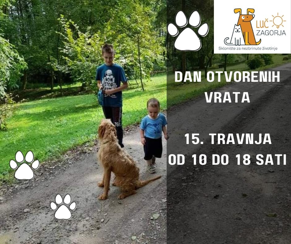 Dan otvorenih vrata skloništa za napuštene životinje Luč Zagorja