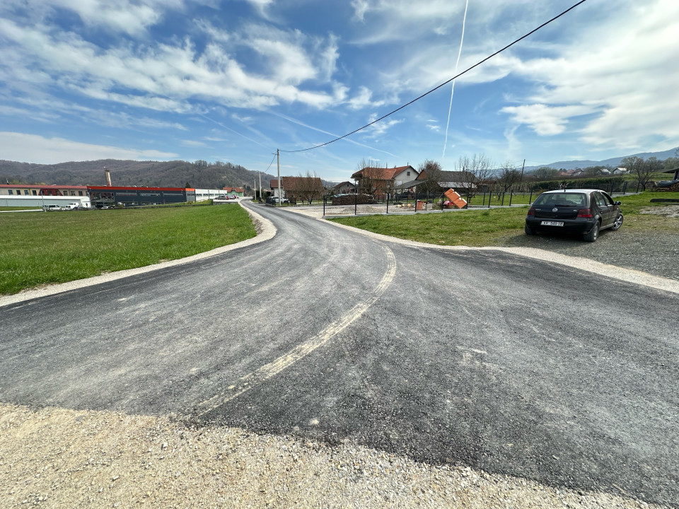 Izvršena modernizacija - asfaltiranje nerazvrstane ceste NC 1 – 022 Ulica Augusta Šenoe