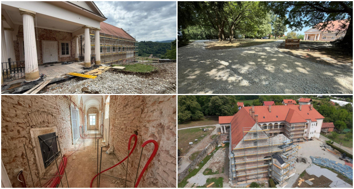 Na dvorcu Oršić radovi su u punom jeku