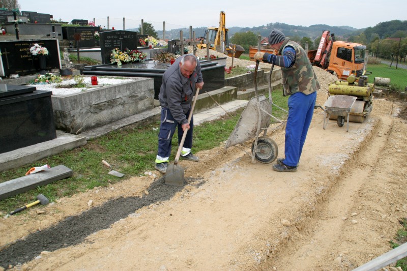 IZGRADNJA STAZA NA MJESNOM GROBLJU GORNJA STUBICA I DUBOVEC