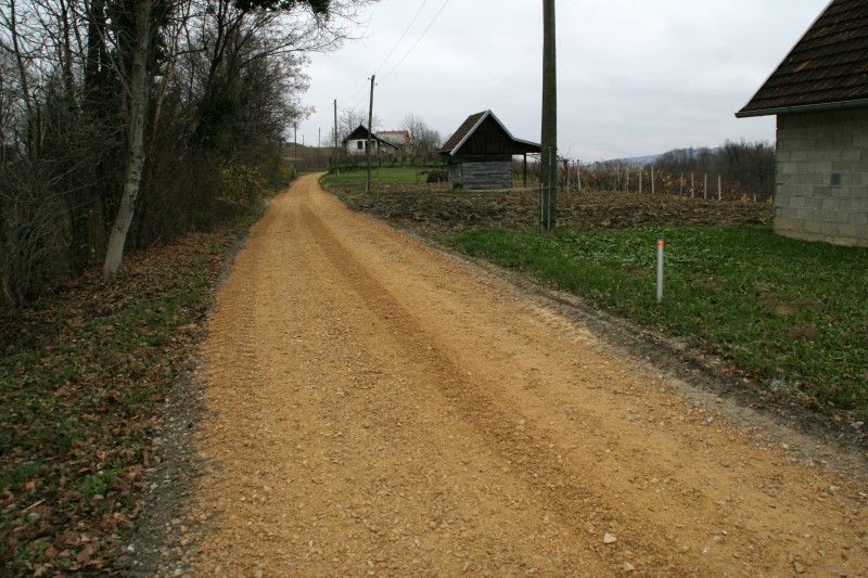 SANIRANA CESTA MODROVEC – BANŠĆICA