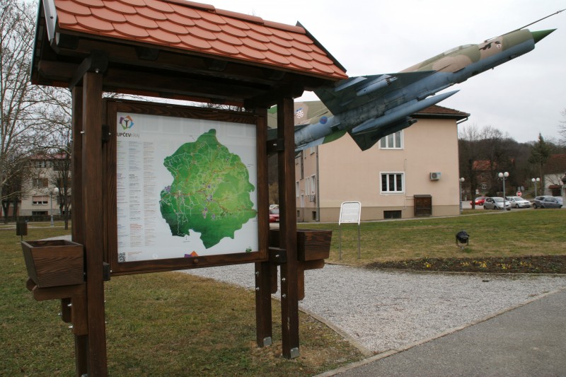 U Spomen parku Rudolf Perešin postavljena turistička karta