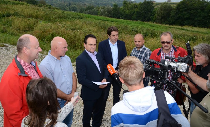 NASTAVAK RADOVA NA IZGRADNJI ŽUPANIJSKECESTE SVETI MATEJ – PLANINA GORNJA