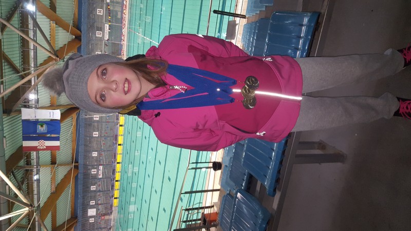 Mia Hren osvojila tri medalje na plivačkom natjecanju Vidra 2016. u Zagrebu 