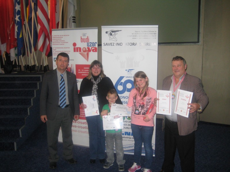 I OVE GODINE OBITELJ CAREK OSVOJILA MEDALJE NA MEĐUNARODNOM SAJMU INOVACIJA INOVA – BUDI UZOR 2016.